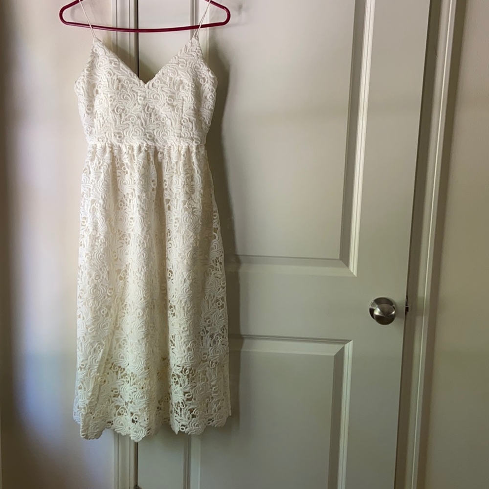 Ivory Saylor Mid-length Dress